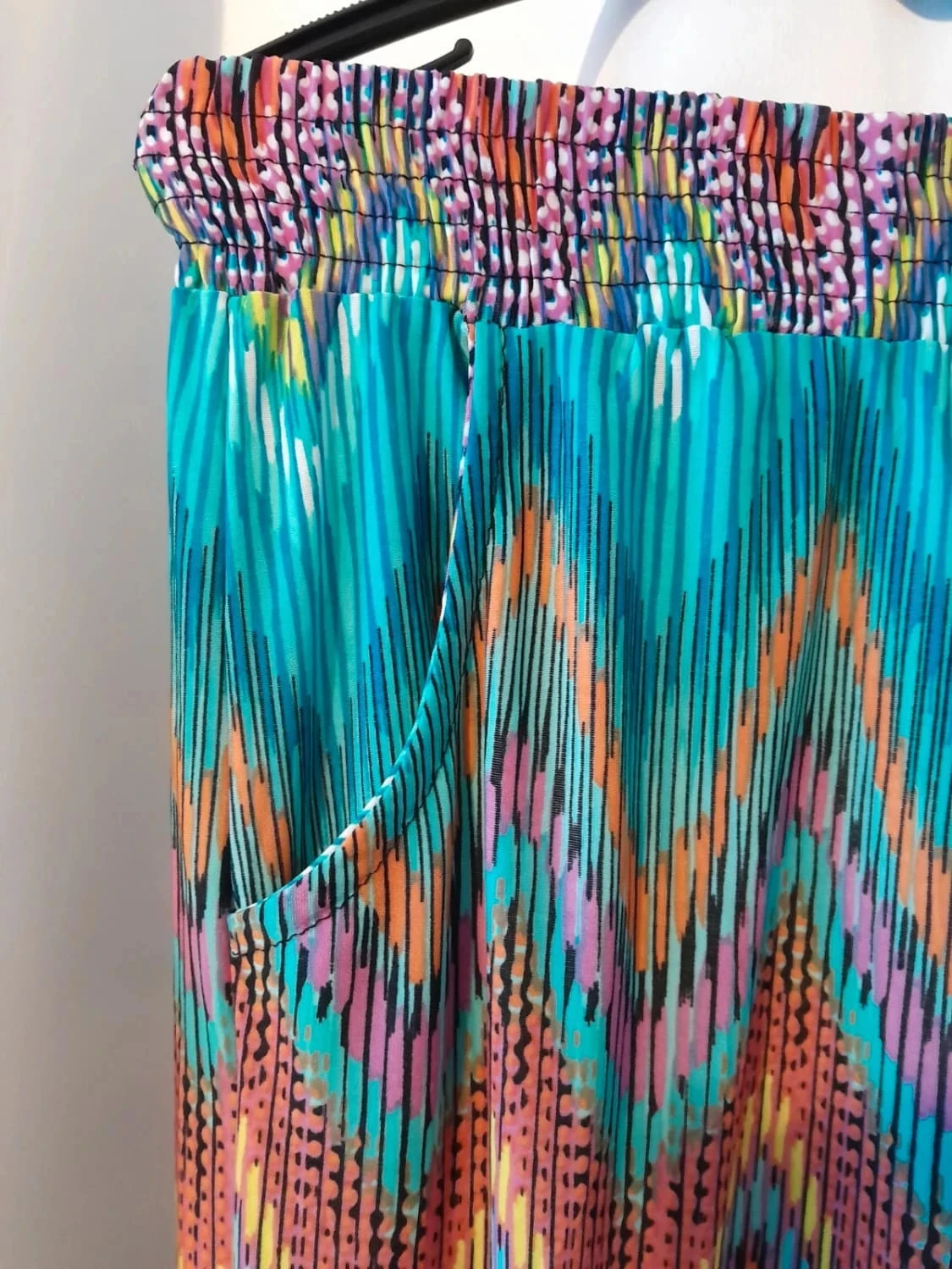 Pantalón colorido, estilo Bohème, talla 36 – photo 6
